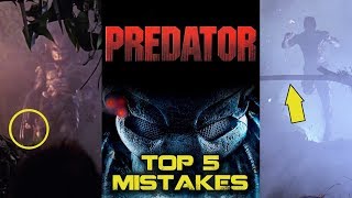 Predator 1987  Top 5 Movie Mistakes  Arnold Schwarzenegger John McTiernan