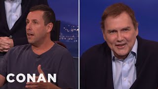 The First Time Adam Sandler  Norm Macdonald Acted Together  CONAN on TBS