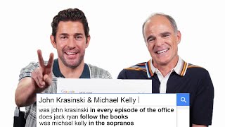 John Krasinski  Michael Kelly Answer the Webs Most Searched Questions  WIRED