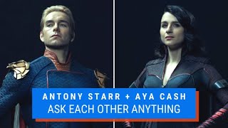 The Boys Stars Aya Cash and Antony Starr Ask Each Other Anything