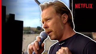 James Hetfield Speaks To Jail Inmates  Metallica Some Kind Of Monster  Netflix