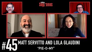 Talking Sopranos 45 wLola Glaudini Agent Ciccerone and Matt Servitto Agent Harris PieoMy