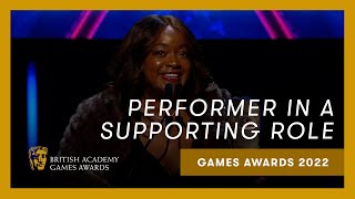 Kimberly Brooks shares her thrilling and exciting win with her son  BAFTA Games Awards 2022