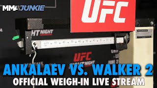 UFC Fight Night 234 Ankalaev vs Walker 2 Official WeighIn Live Stream
