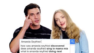 Amanda Seyfried  Finn Wittrock Answer the Webs Most Searched Questions  WIRED