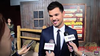 Taylor Lautner at the Premiere of Adam Sandlers new comedy Ridiculous 6 for Netflix Ridiculous6
