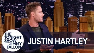 Justin Hartleys Daughter Screams Innocently Embarrassing Things at Him in Public