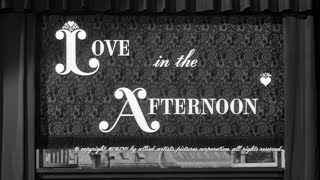Love in the AfternoonGary Cooper Audrey Hepburn Maurice Chevalier   1957   BW