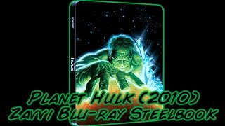 Marvels Planet Hulk 2010 Zavvi Exclusive Bluray Steelbook  Unboxing