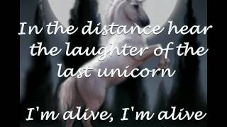 America  The Last Unicorn with Lyrics