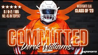 5star Texas commit Derek Williams  2021 Highlights