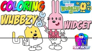 Wow Wow Wubbzy Widget Coloring Pages  Nickelodeon Nick Jr Coloring Book for Kids