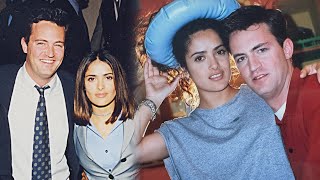 Salma Hayek Mourns Matthew Perry See Rare Footage From Fools Rush In