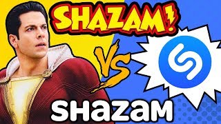 GUESS THAT SONG Challenge SHAZAM vs Shazam Ft Zachary Levi