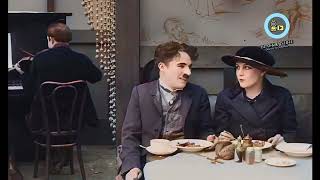 CharlieChaplin  The Immigrant 1917 Color  CoStar Edna Purviance