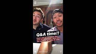 Ryan Bergara and Shane Madej Instastory QA on August 28th 2018