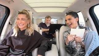 Carpool Karaoke The Series  Kendall Jenner  Hailey Baldwin Take a Lie Detector Test