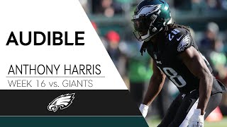 Anthony Harris Micd Up vs Giants He Gotta Get a Role in the Next Matrix  Eagles Audible