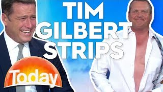 Tim Gilbert shows off his Dad Bod  TODAY Show Australia