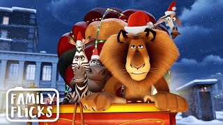 Delivering Presents On Christmas Eve  Merry Madagascar 2009  Family Flicks