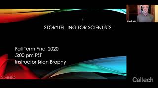 Storytelling for Scientists Introduction  Brian Brophy  1252020