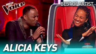 Fantastic ALICIA KEYS covers in The Voice