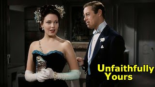Unfaithfully Yours 1948 1440p   Rex Harrison  Linda Darnell  Rudy Valle  RomanceComedy