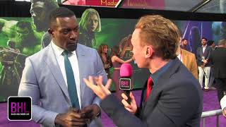 Michael James Shaw on Prepping for Corvus Glaive I Avengers Infinity War World Premiere Carpet