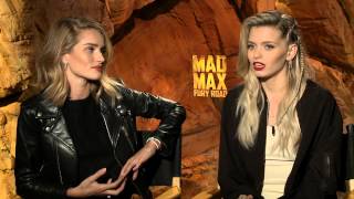 Mad Max Fury Road Rosie HuntingtonWhiteley  Abbey Lee Official Movie Interview  ScreenSlam