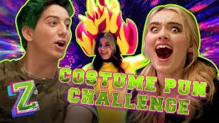 Costume Puns Challenge with Meg and Milo   ZOMBIES 2  Disney Channel