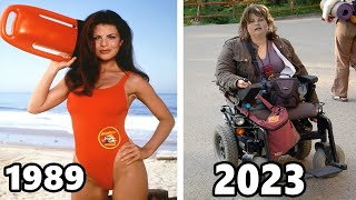 Baywatch TV Series Cast THEN and NOW The cast is tragically old