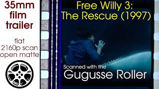 Free Willy 3 The Rescue 1997 35mm film trailer 1PG flat open matte 2160p