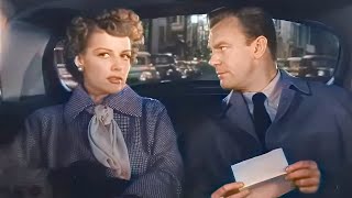 In Pursuit of Escape  Woman on the Run 1950 FilmNoir  Ann Sheridan  Colorized Movie