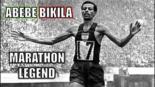 The Marathon World Record  BAREFOOT  ABEBE BIKILA  ETHIOPIA