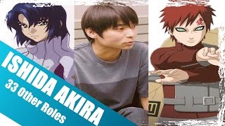 Voice Actor Akira Ishida as Gaara and 32 Other Anime Characters