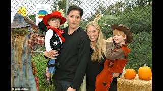 actor Brendan Fraser with exwife Actress Afton Smith and kids