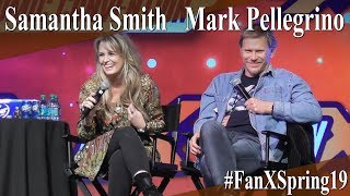 Samantha Smith  Mark Pellegrino  Supernatural PanelQA  FanX Spring 2019