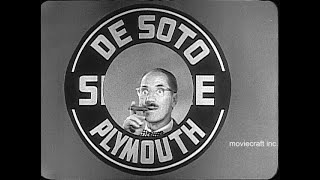 You Bet Your Life 1953 Groucho Marx quiz show with original DeSoto commercials NBC Network