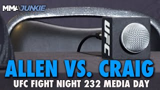 UFC Fight Night 232 Allen vs Craig Media Day Live Stream  Wed 230 pm ET1130 am PT