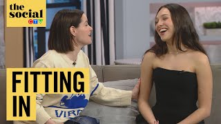 Maddie Ziegler and Emily Hampshire chat Fitting In  The Social