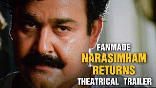 Narasimham Returns Theatrical Trailer Fan made  Mohanlal Shaji Kailas