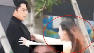 Female fan tried to hug Dylan Wang forcefully during the filming of Only For Love with Bai Lu