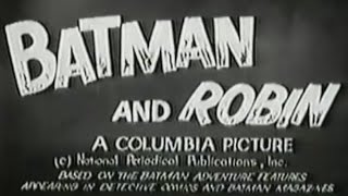 Batman and Robin Movie Serial Trailer 1966