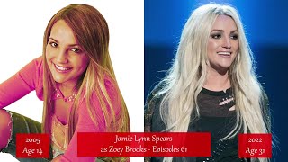 Zoey 101 TV series the cast from 200508 to 2022