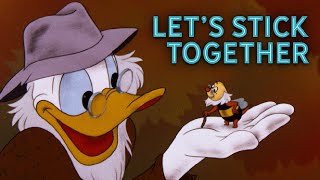 Lets Stick Together 1952 Disney Cartoon Short Film  Donald Duck Spike Bee