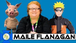 NARUTO and JAKERS Maile Flanagan Voice Actor Interview