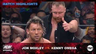 Jon Moxley puts the hurt on Kenny Omega Backstage at AEW Dynamite