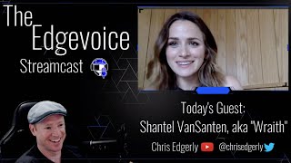 CHRIS EDGERLY VOICE OF PATHFINDER Interviews Shantel VanSanten Voice of Wraith
