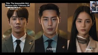 The Impossible Heir Trailer 2024  Lee Jae Wook Lee Jun Young  Hong Su Zus for upcoming drama