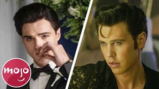 Jacob Elordi as Elvis in Priscilla 2023 VS Austin Butler as Elvis 2022